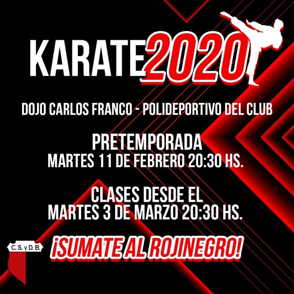 EL KARATE COMIENZA SUS ACTIVIDADES 2020